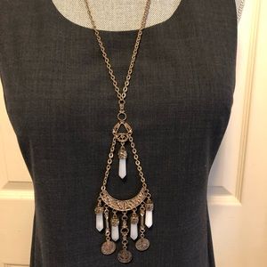 Unique vintage chandelier necklace